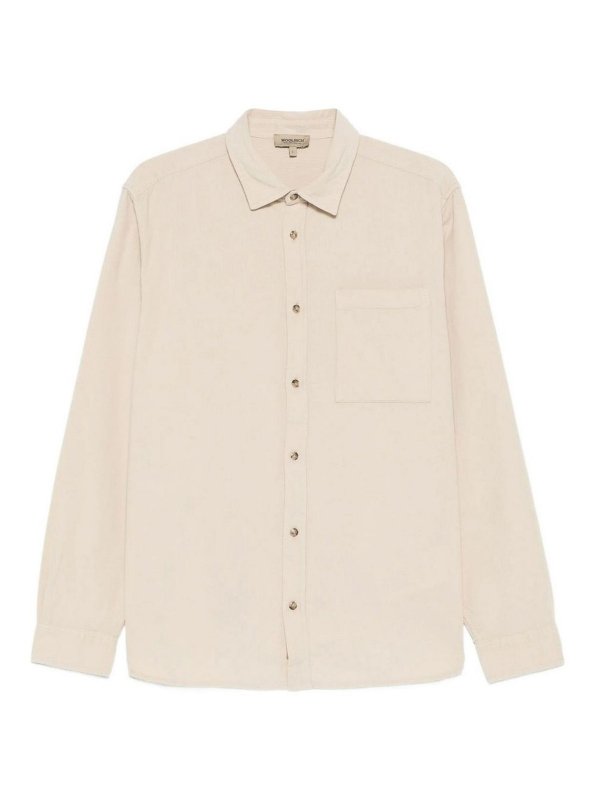 WOOLRICH: shirts - Beige Cotton Shirt
