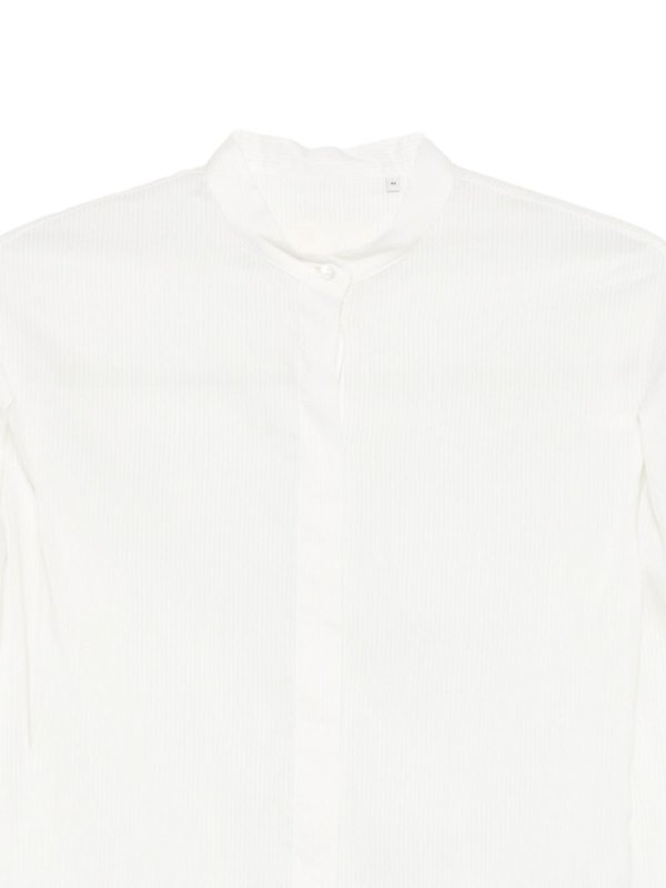 The Best Shops XACUS: shirts - White Cotton Blend Bridget Shirt