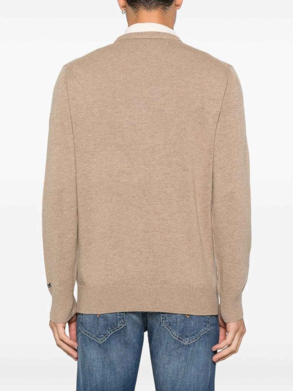 The Best Shops MC2 SAINT BARTH: Strickpullover mit Rundhalsausschnitt - Rundhalspullover - Beige