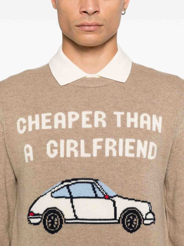 MC2 SAINT BARTH buy online Rundhalspullover - Beige