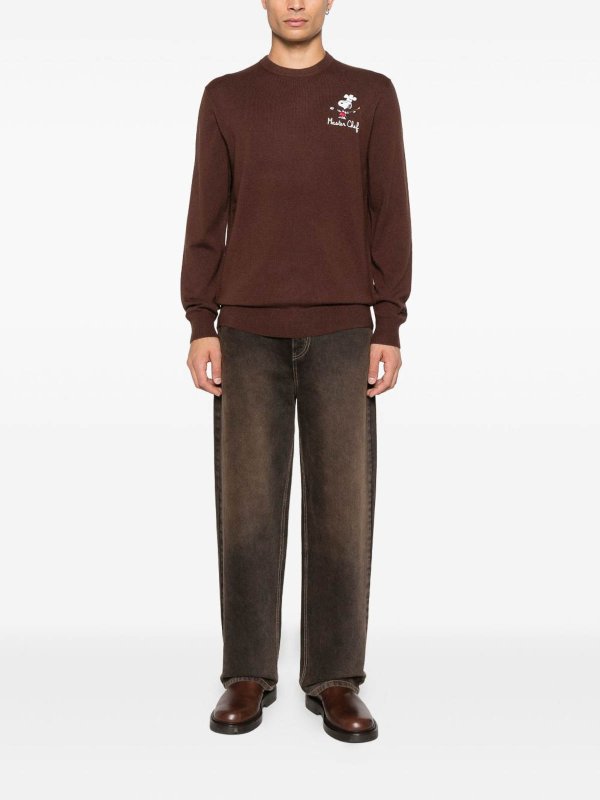 MC2 SAINT BARTH buy online Rundhalspullover - Braun