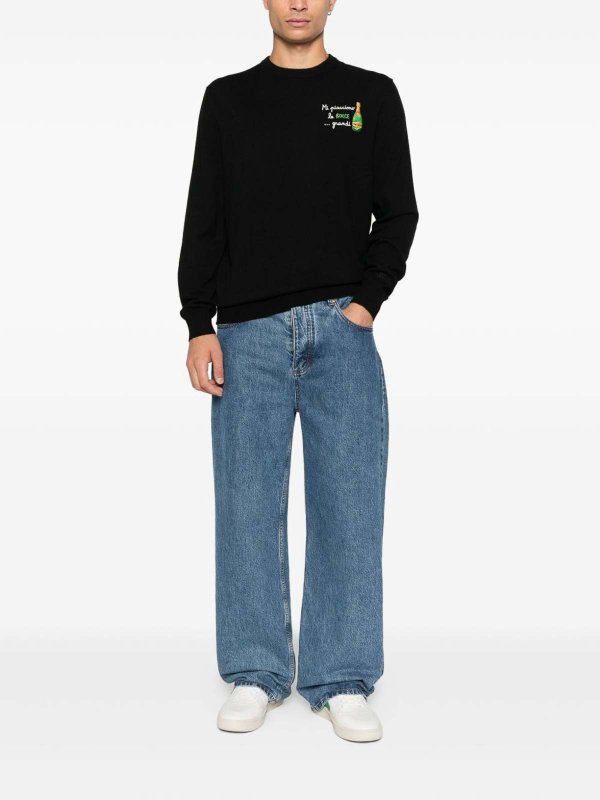 MC2 SAINT BARTH: crew necks online - Blue Sweater Heron Light Embry