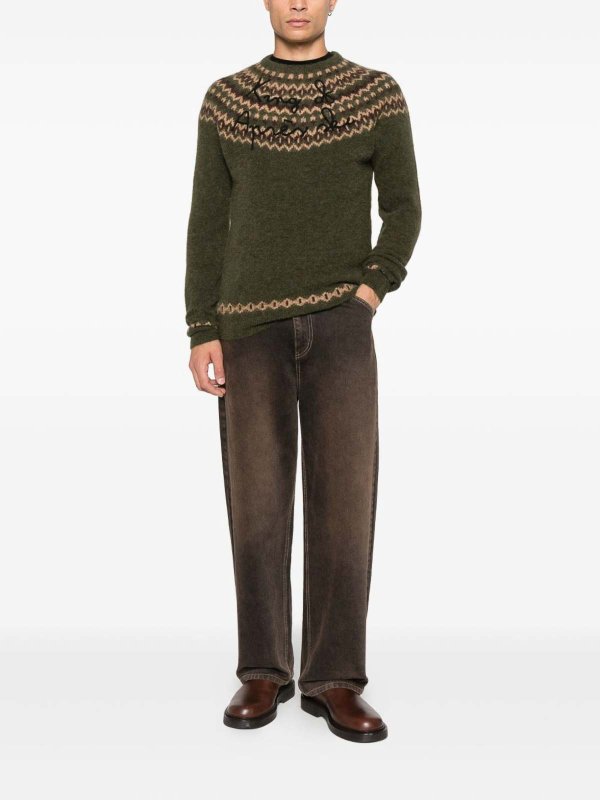 MC2 SAINT BARTH buy online Heron Nordic Alpaca Green Sweater