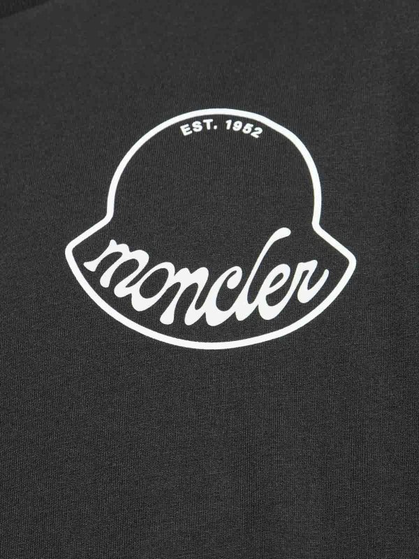 MONCLER: t-shirts online - Cotton T-Shirt With Logo