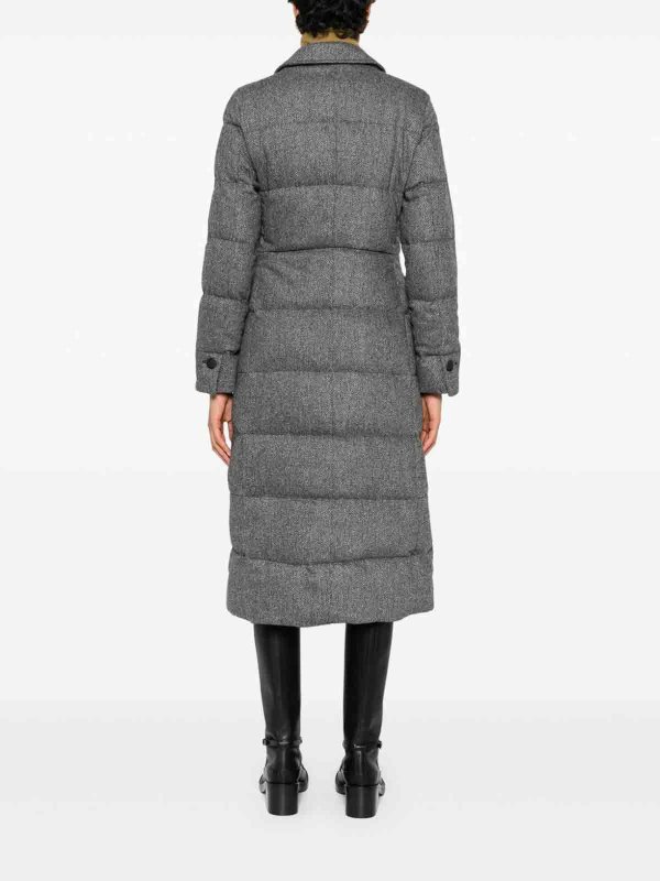 ダウンコート - グレー shop online: PEUTEREY