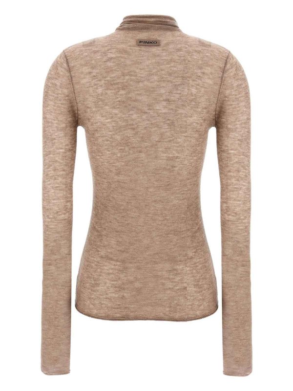 The Best Shops Pinko: crew necks - High-Neck Wool Sweater