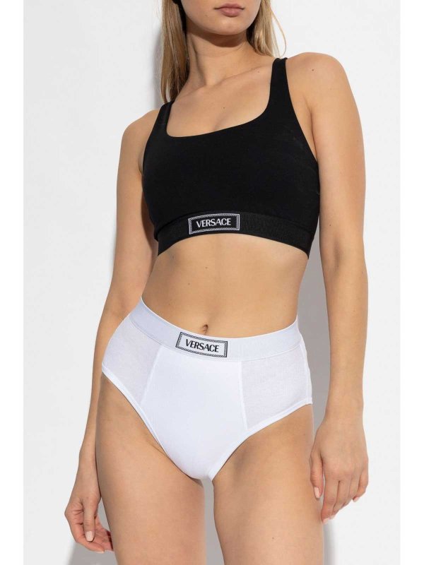 The Best Shops VERSACE: Tops & Tank tops - Black Top With Logo