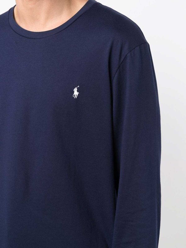 POLO RALPH LAUREN buy online Long-Sleeved Cotton T-Shirt With Logo