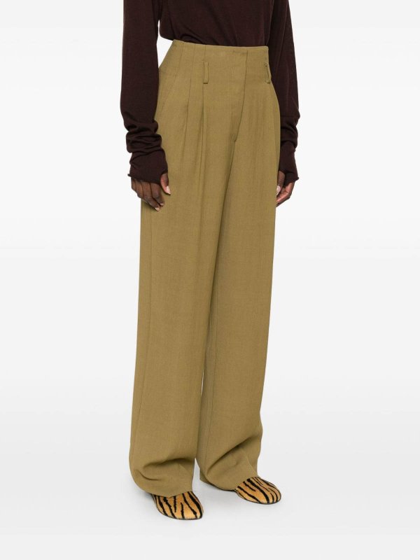 FORTE FORTE buy online Green My Pants Trousers