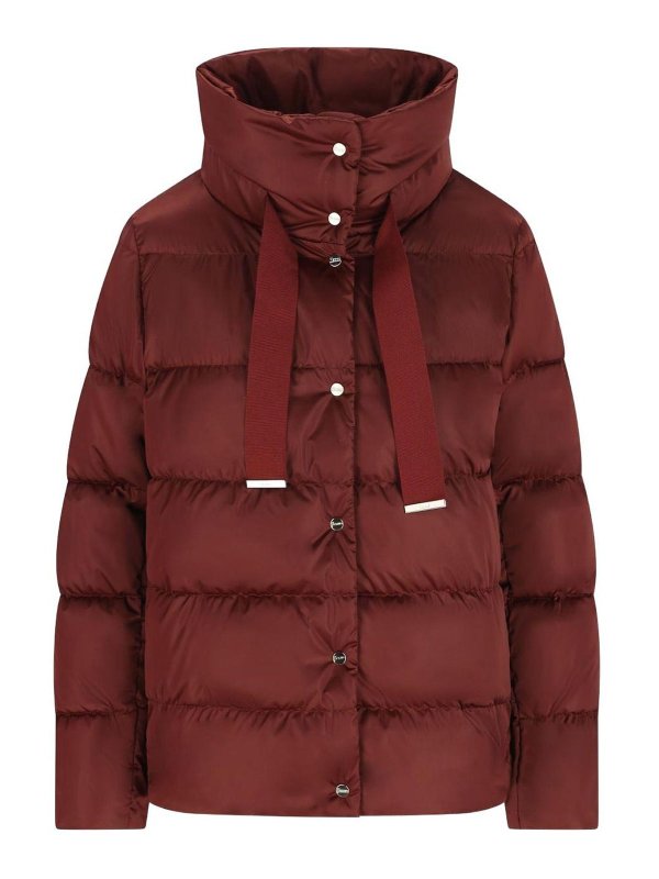 HERNO: padded jackets - Funnel-Neck Down Jacket