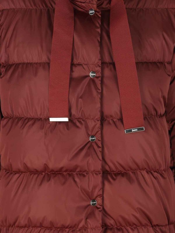 HERNO: padded jackets online - Funnel-Neck Down Jacket