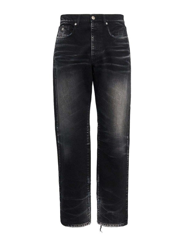 JOHN RICHMOND: Straight Leg Jeans - Straight Leg Jeans - Schwarz