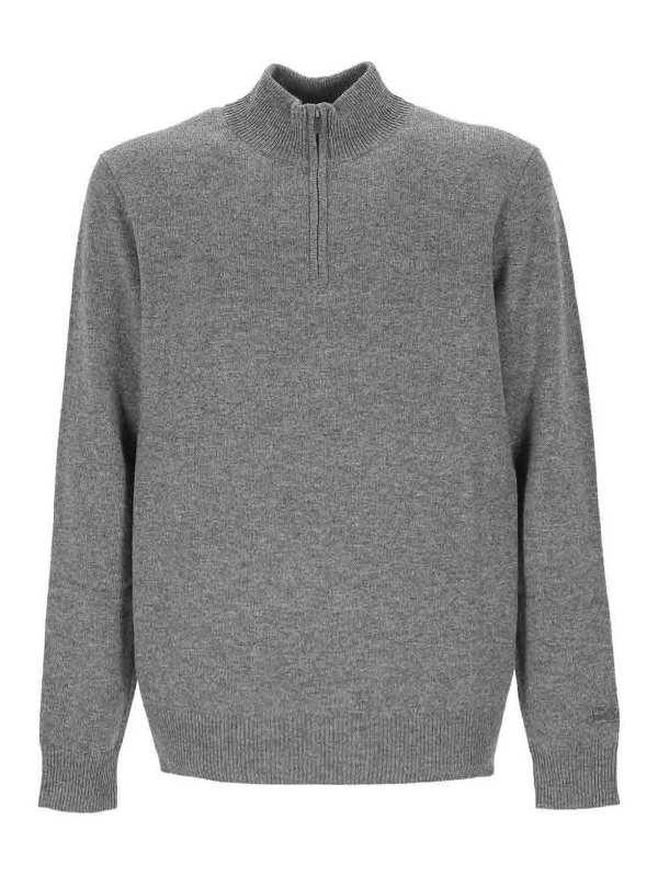 MC2 SAINT BARTH: Rollkragenpullover  und Polo-Ausschnitt - Rollkragenpullover - Grau