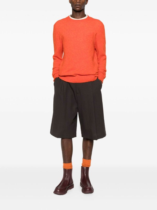 MC2 SAINT BARTH: Suéteres con cuello pico online - Regent Alpaca - Naranja