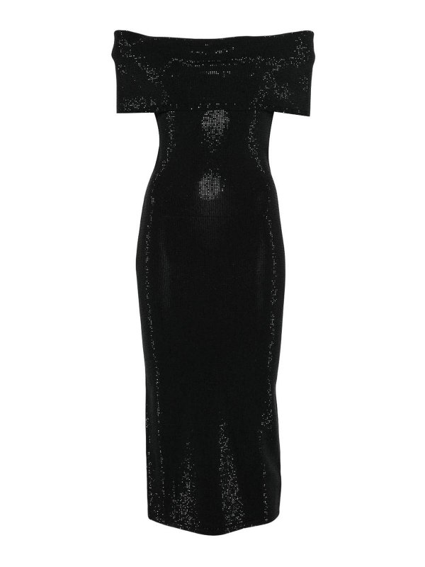 MICHAEL KORS: Knielange Kleider - Knielanges Kleid - Schwarz