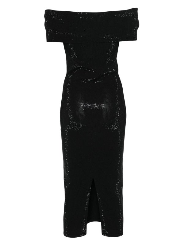 The Best Shops MICHAEL KORS: Knielange Kleider - Knielanges Kleid - Schwarz