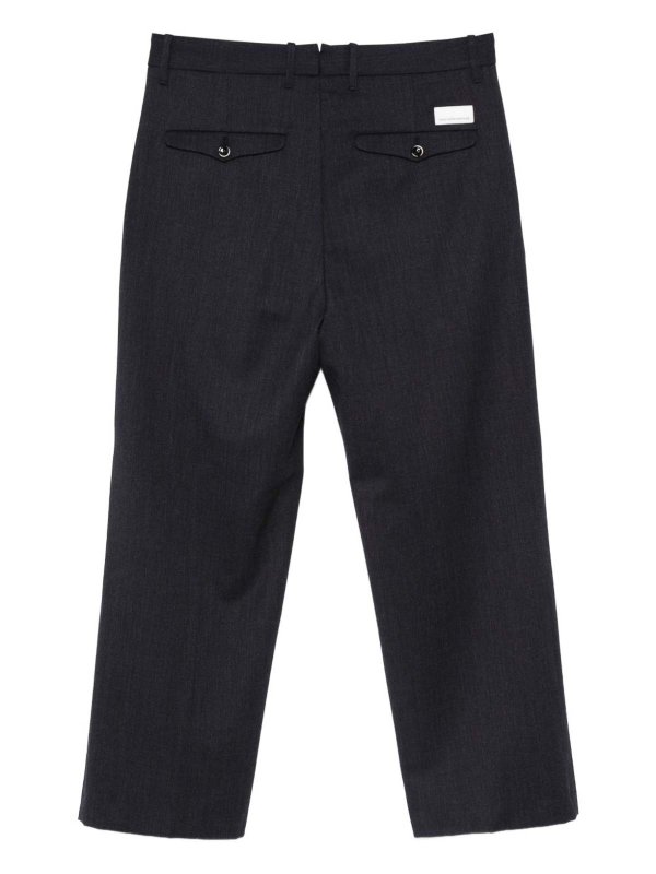 The Best Shops NINE IN THE MORNING: casual trousers - Navy Blue Apollon Trousers