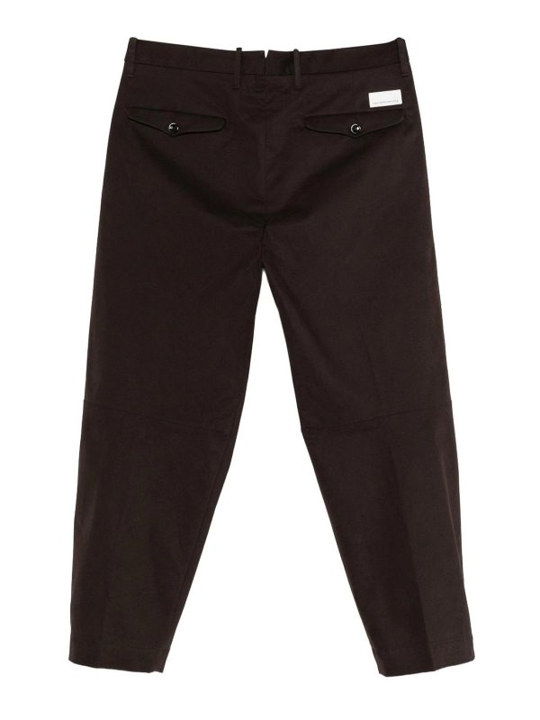 NINE IN THE MORNING: Pantalons casual online - Pantalons Décontractés - Marron