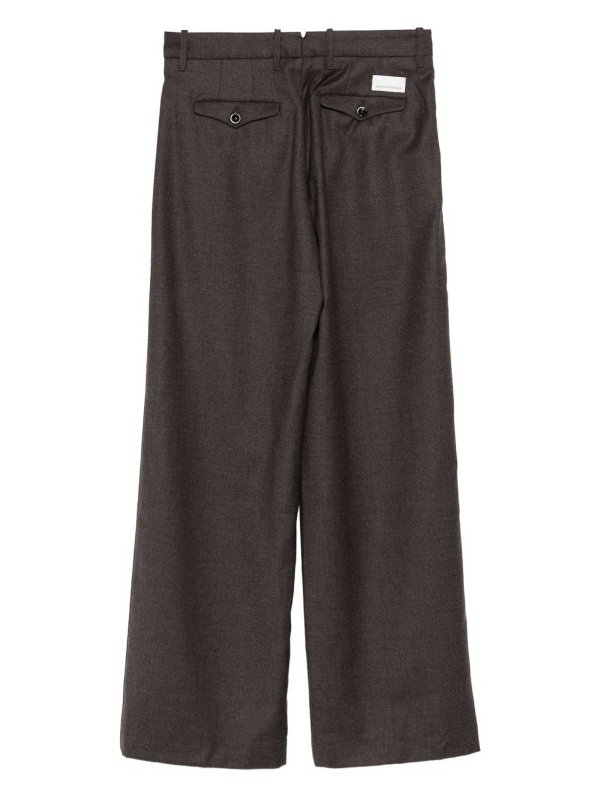 The Best Shops NINE IN THE MORNING: casual trousers - Brown Fiamma Trousers