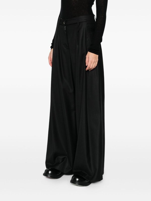 NINE IN THE MORNING: casual trousers online - Black Petra Trousers