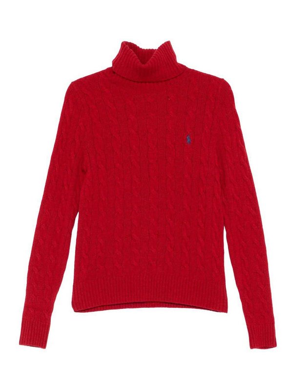 POLO RALPH LAUREN: maglia collo rotondo - Maglione dolcevita a trecce