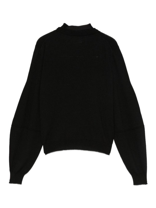The Best Shops Semicouture: Pull col rond - Pull Col Rond - Noir
