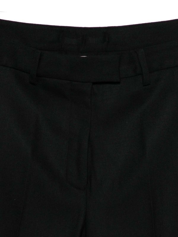 Semicouture: casual trousers online - Black  Pants In Wool