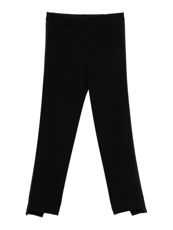 Semicouture: Tailored & Formal trousers - Black  Elegant Pants