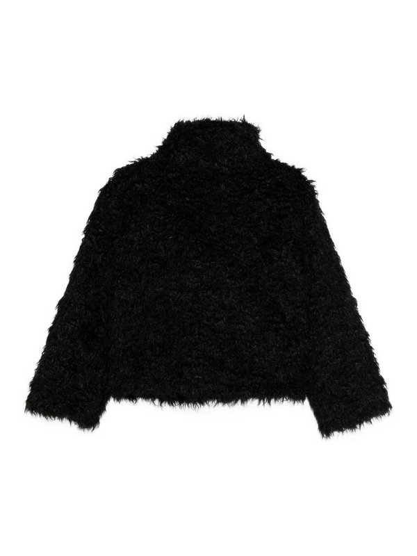 Semicouture: Pellicce e montoni online - Pelliccia nera con cerniera