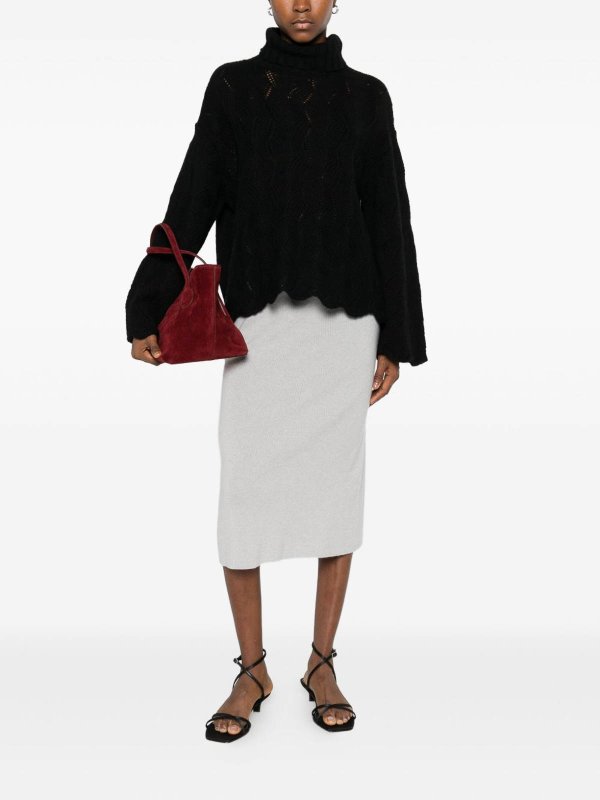 TWINSET: Pull col rond online - Pull Col Rond - Noir