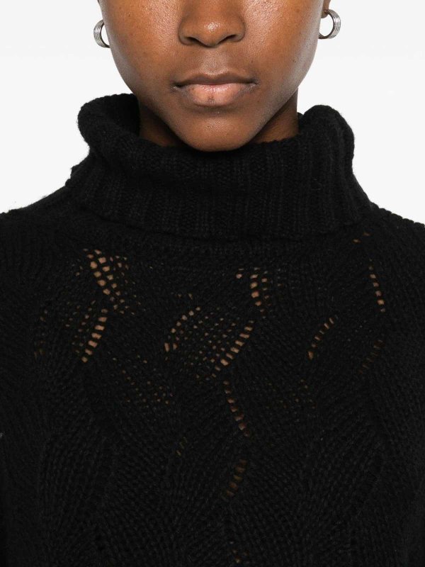 The Best Shops TWINSET: Pull col rond - Pull Col Rond - Noir
