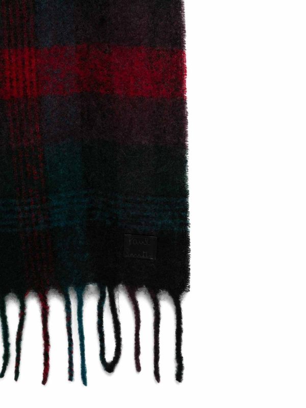 The Best Shops PAUL SMITH: scarves - Multicolour Check-Pattern Scarf