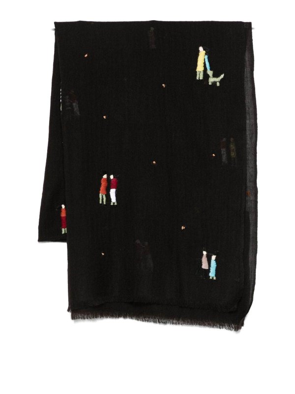 SGOMBERO CANTINE: scarves - Pegasus Wool Scarf