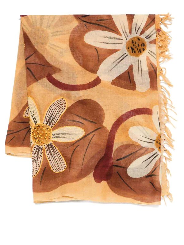 SGOMBERO CANTINE: スカーフ - スカーフ - ブラウン