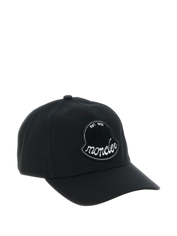 MONCLER: cappelli online - Cappello da Baseball Nero