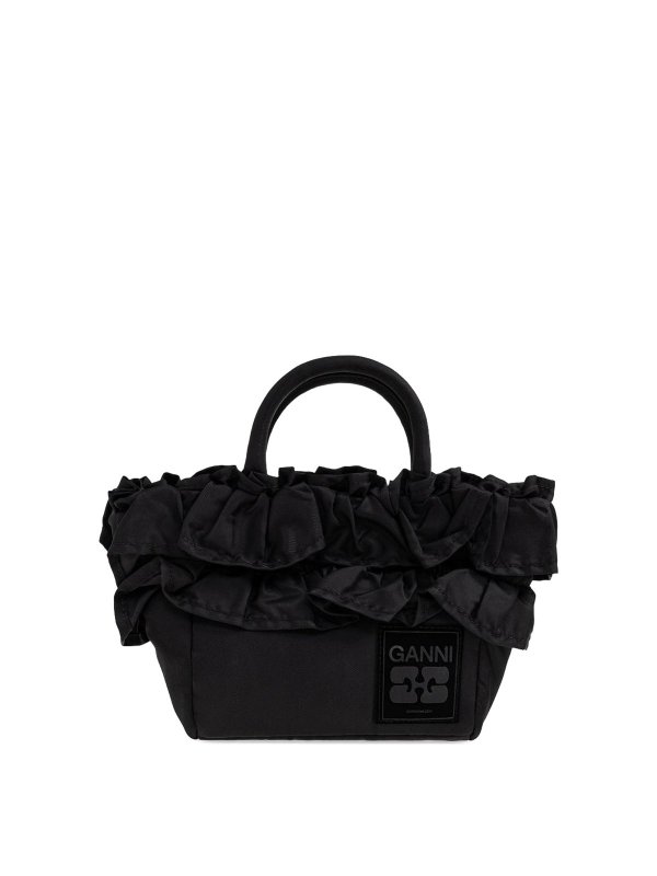 GANNI: Bolsos Shopping - Bolso Shopping - Negro