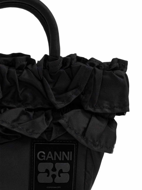 The Best Shops GANNI: Bolsos Shopping - Bolso Shopping - Negro