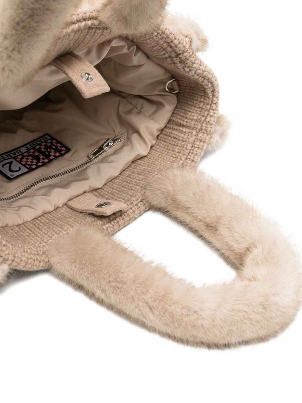 MC2 SAINT BARTH: Sacs à main online - Sac Cabas - Colette Shearling