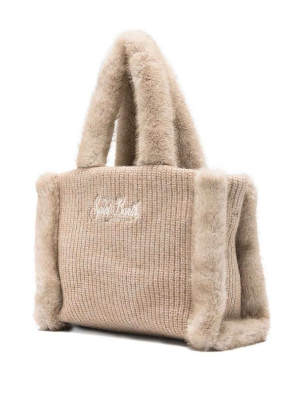 The Best Shops MC2 SAINT BARTH: Sacs à main - Sac Cabas - Colette Shearling