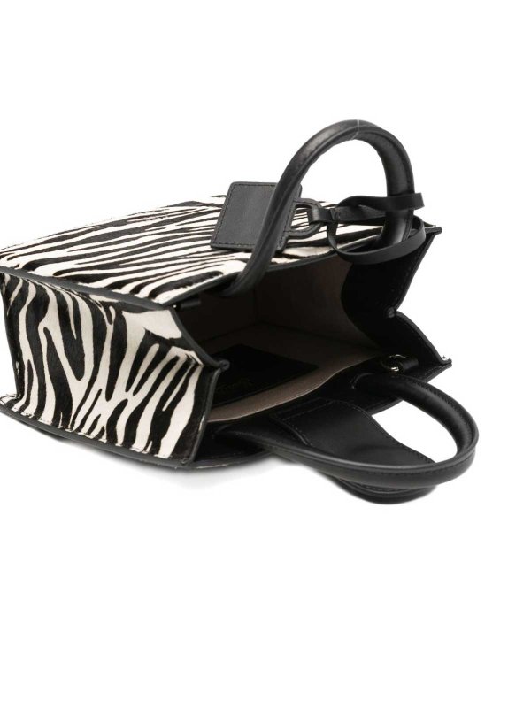 Zebra-Print Shop Bag Mini shop online: MC2 SAINT BARTH