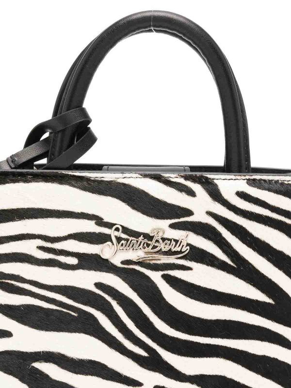 MC2 SAINT BARTH buy online Zebra-Print Shop Bag Mini