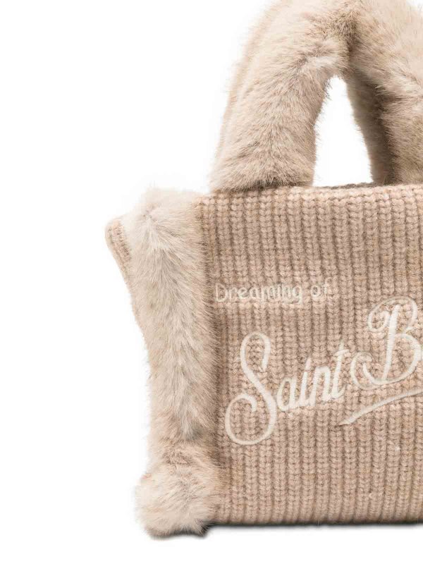 MC2 SAINT BARTH: borse a tracolla online - Borsa Vanity Mini in Shearling