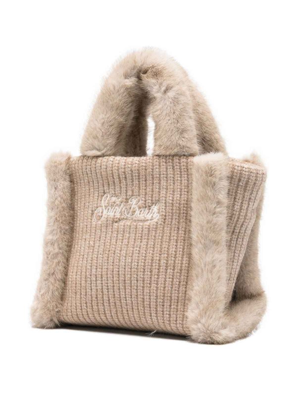The Best Shops MC2 SAINT BARTH: borse a tracolla - Borsa Vanity Mini in Shearling