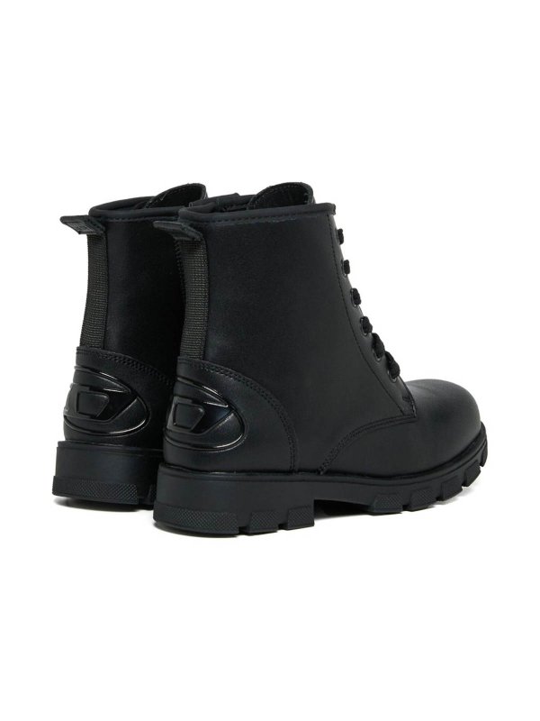 DIESEL: ankle boots online - Ankle Boots In Black Leather