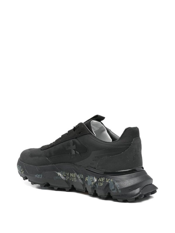 Devind Sneakers In Black Leather shop online: PREMIATA