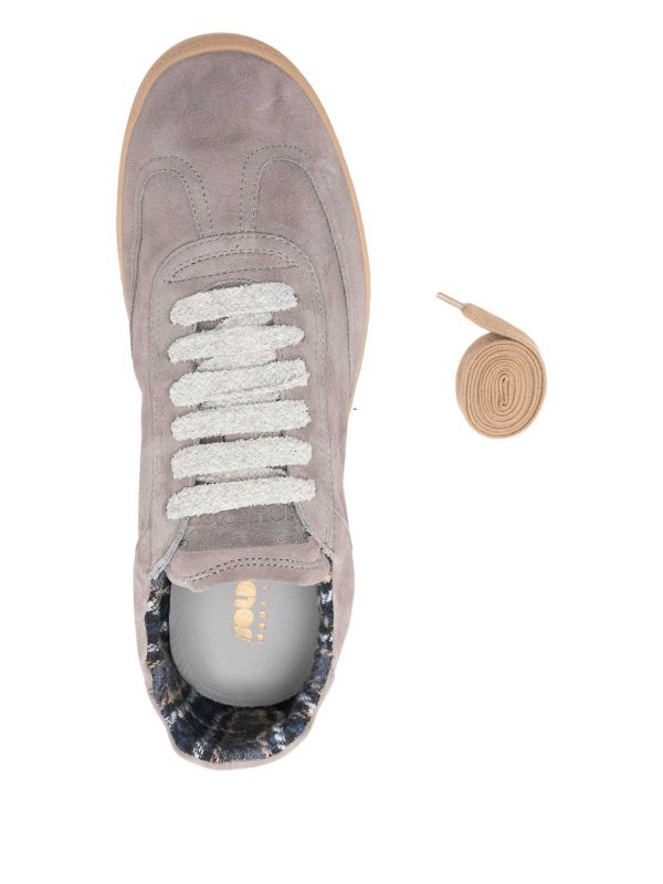 The Best Shops SOLDINI: trainers - Amalfi Gray Suede Sneakers