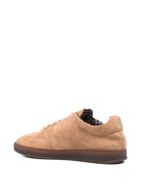 The Best Shops SOLDINI: sneakers - Amalfi Beige Suede Sneakers