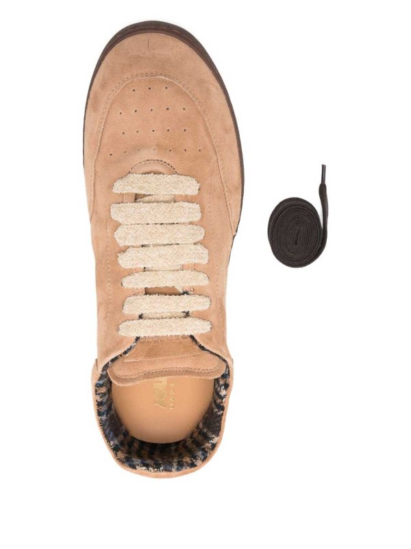 Amalfi Beige Suede Sneakers shop online: SOLDINI