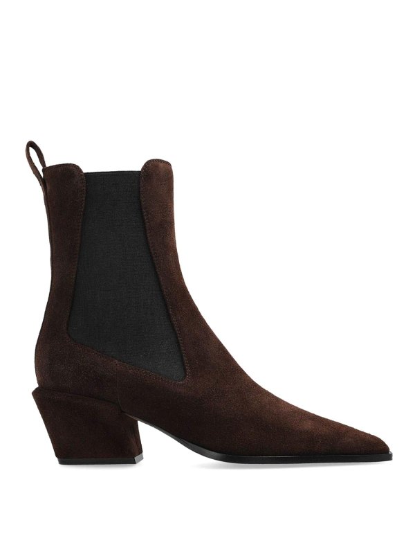Paris Texas: ankle boots - Brown Suede Ankle Boots