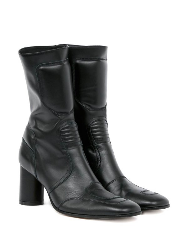 MM6 MAISON MARGIELA: ankle boots online - Black Biker Ankle Boots